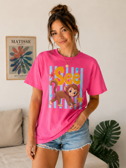See Do Monkey T-Shirt — Cute Monkey Graphic Tee